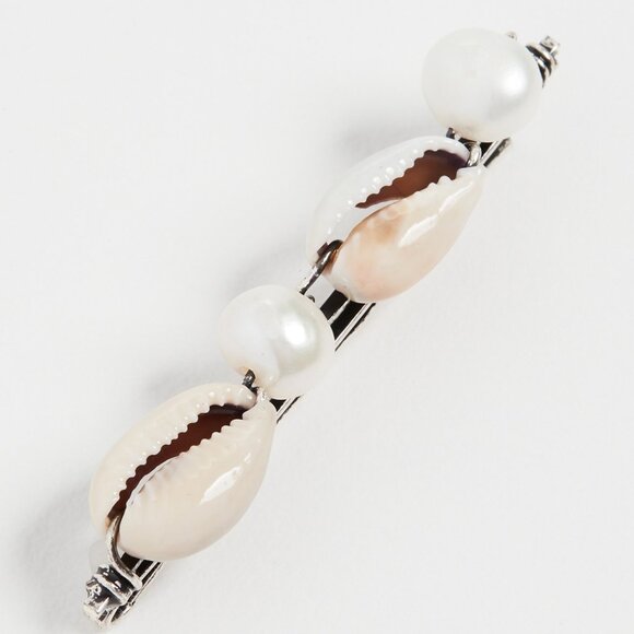 DANNIJO Candra Cowrie Shells Pearls Hair Clip main image 5